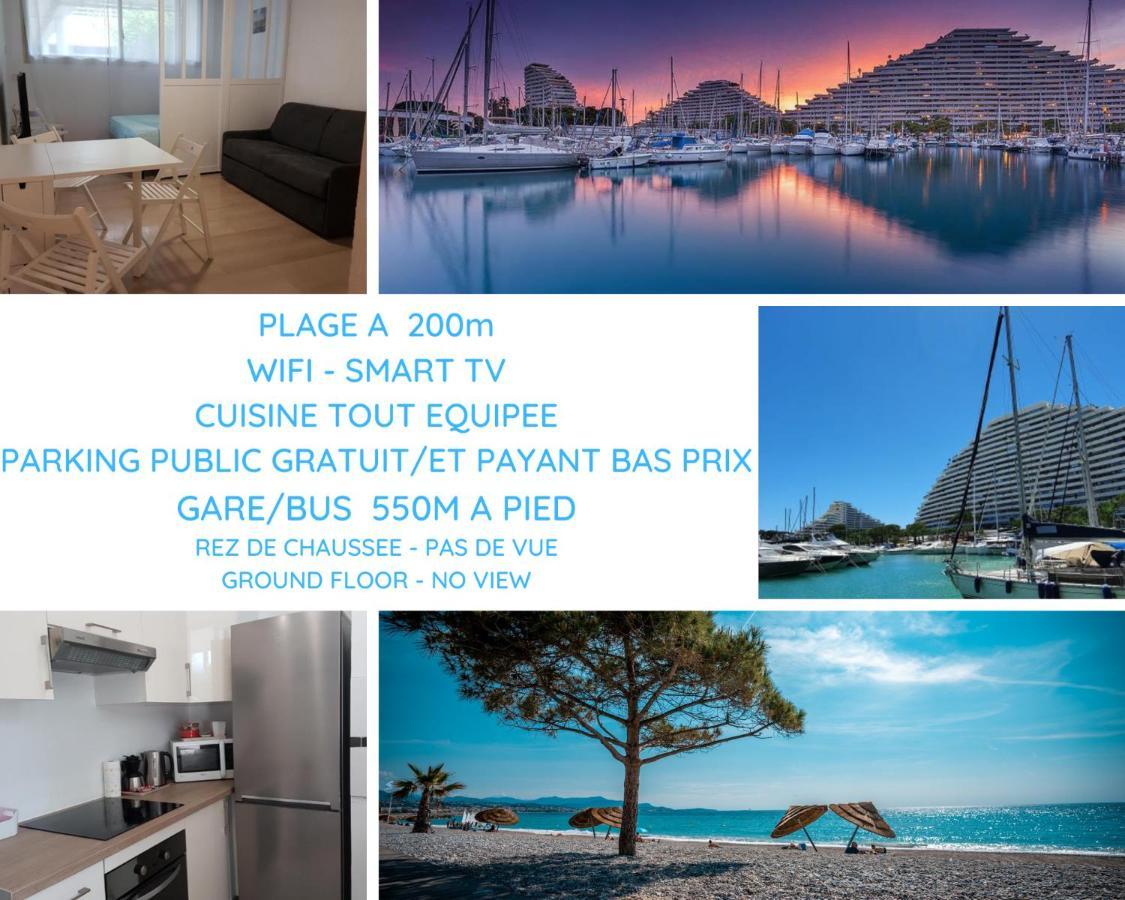 Venus - Climatise - Marina Baie Des Anges Apartment Villeneuve-Loubet Bagian luar foto